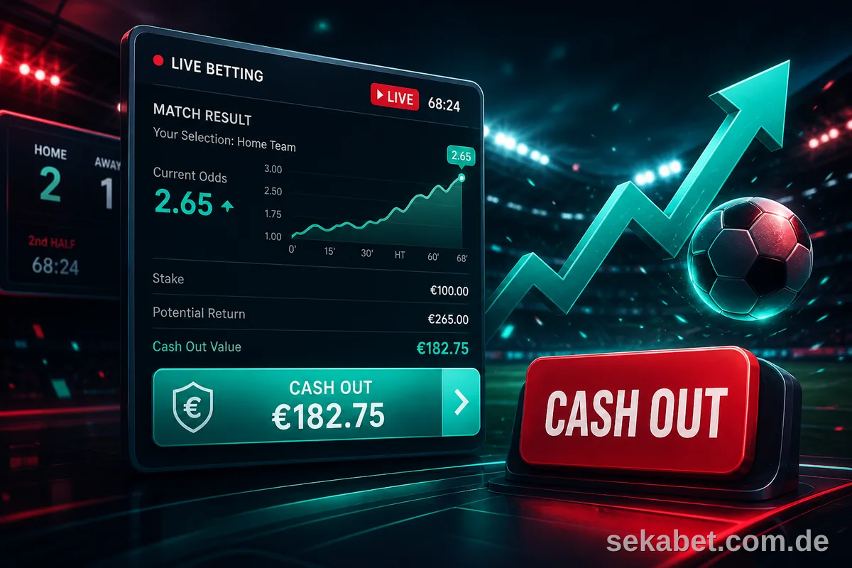 Sekabet canlı bahis cash out ekranı