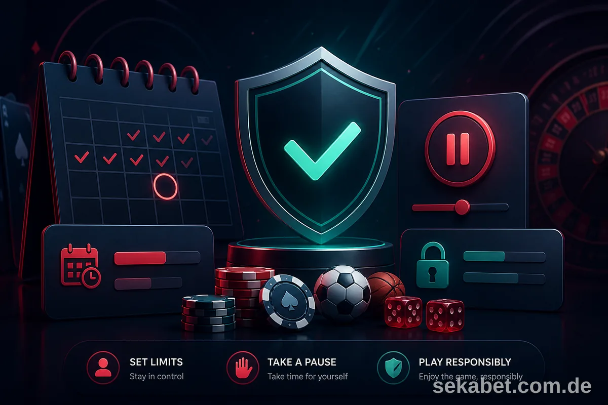 Sekabet sorumlu oyun limit ayarları görseli