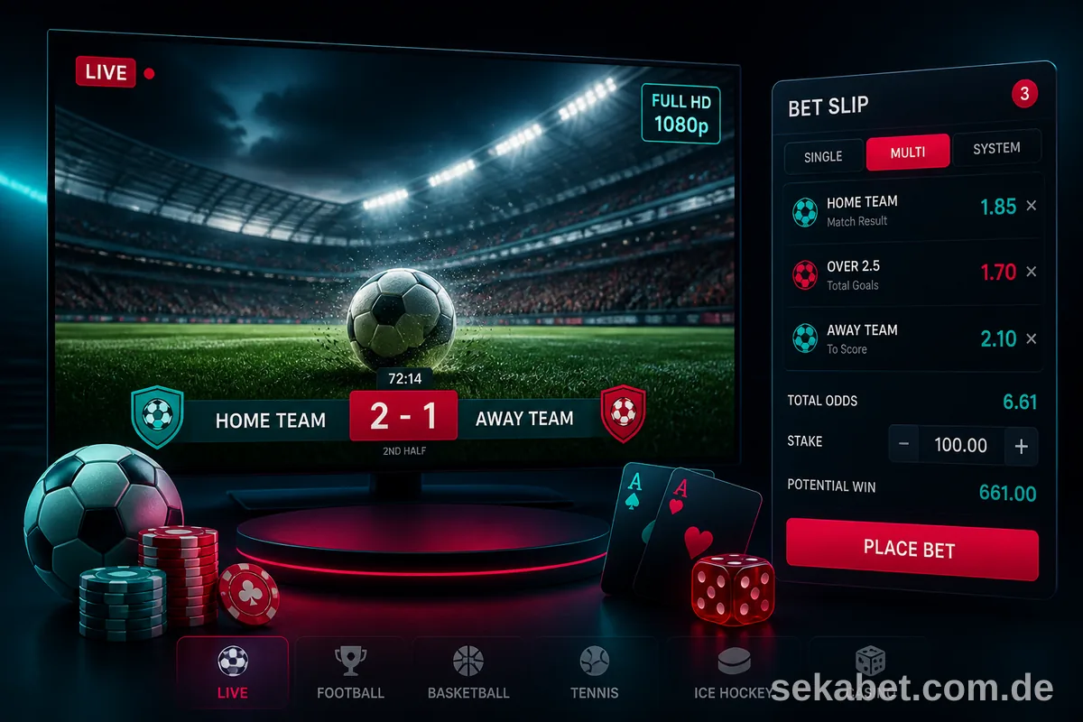 Sekabet TV canlı maç yayını görseli