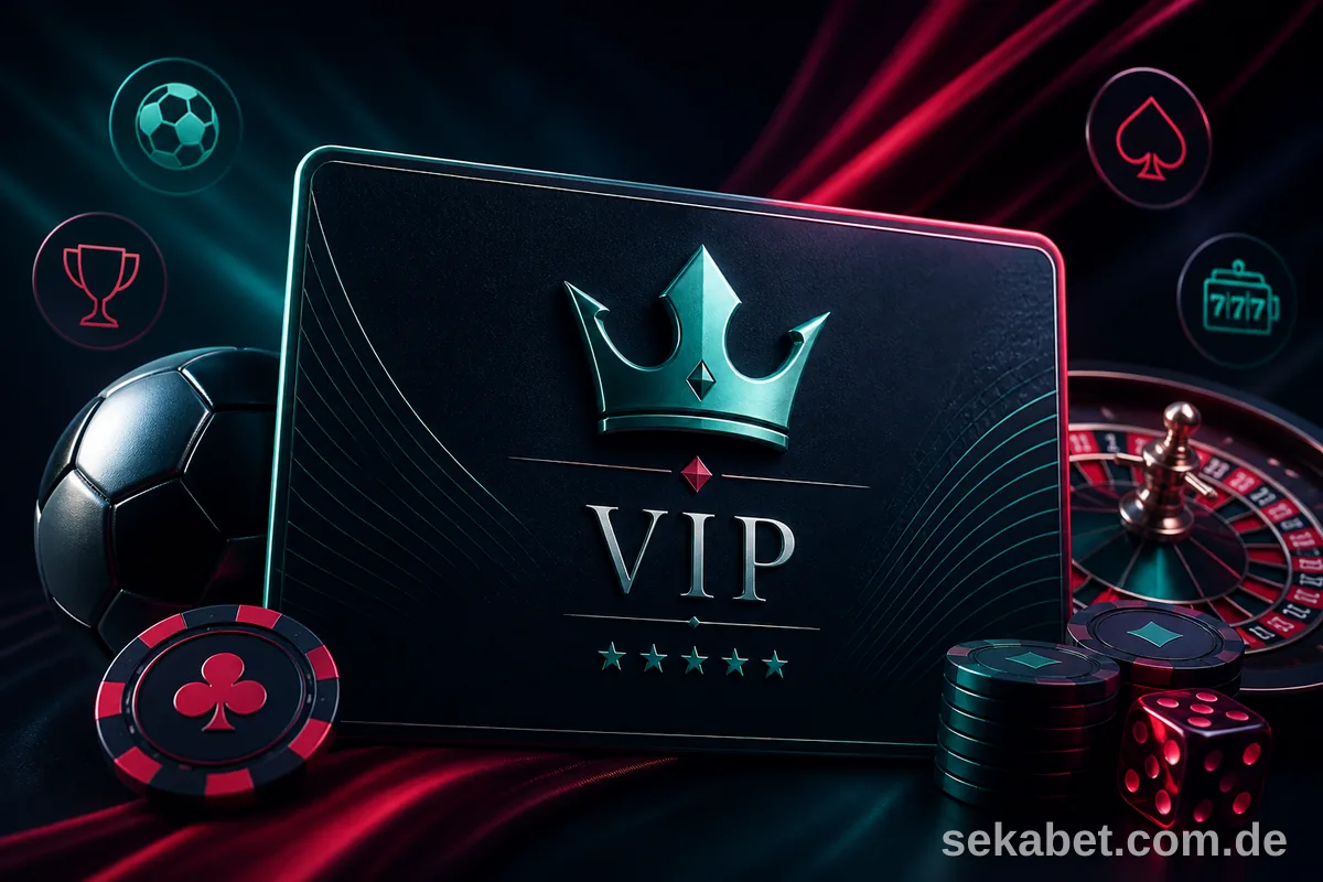 Sekabet VIP üyelik kartı görseli