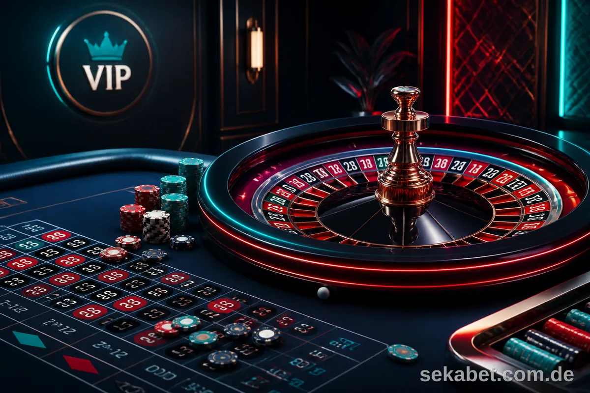 Sekabet canlı casino rulet masası görseli